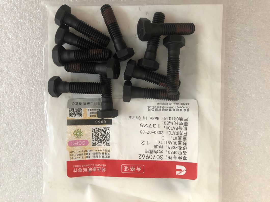 3070962 Винт с шестигранной головкой Ccec Детали